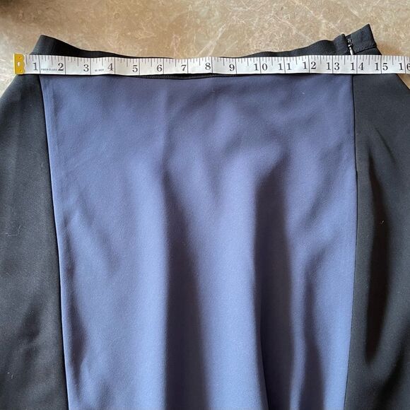 t Tahari colour block black skater skirt size 8 - Picture 7 of 8